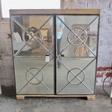 Rustic Cabinet w/ Mirror Front 40"W x 44"T x 12"D (Must Secure To Wall)