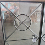 Rustic Cabinet w/ Mirror Front 40"W x 44"T x 12"D (Must Secure To Wall)