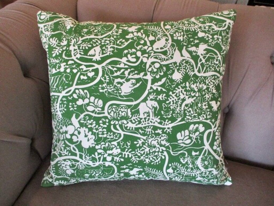 Pair Of New Custom Pillows In Lewis And Sheron "Mitch" Fabric 19" x 19"