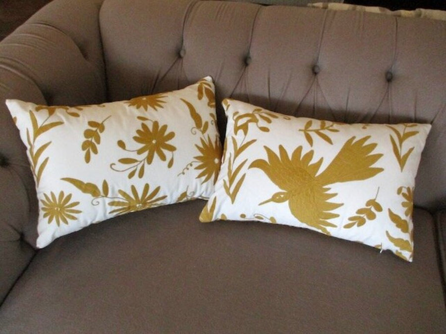 Pair Of New Custom Lumbar Pillows 19" x 12"