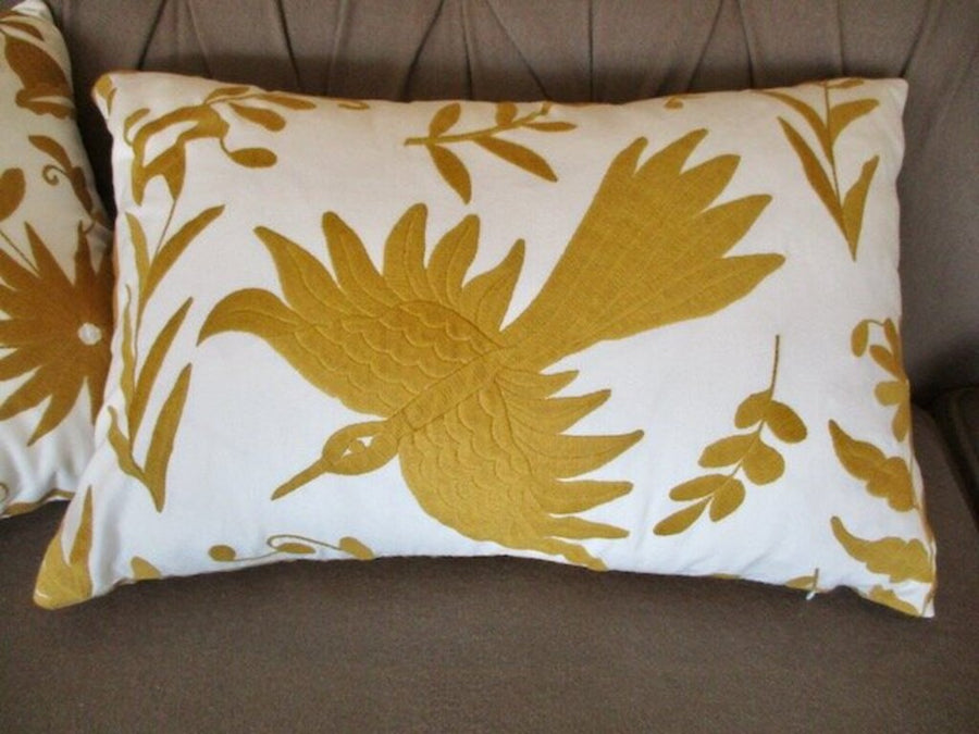 Pair Of New Custom Lumbar Pillows 19" x 12"