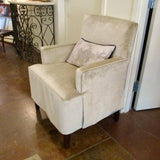 Accent Chair In Velvet 26"W x 23"D x 34.5"T