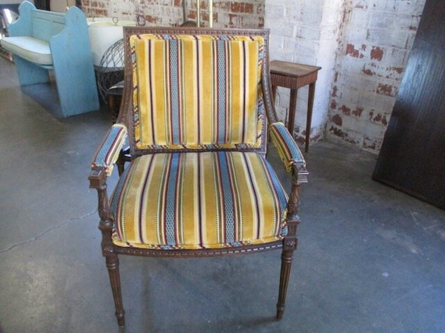 Antique Louis XVI Style French Chair 23.5"W x 19"D x 37"T