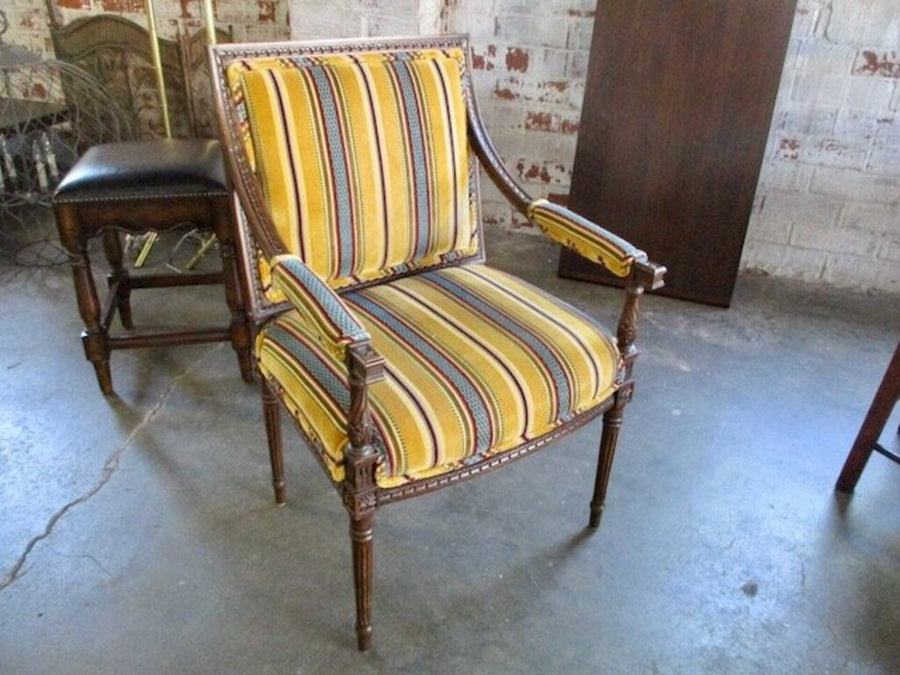 Antique Louis XVI Style French Chair 23.5"W x 19"D x 37"T