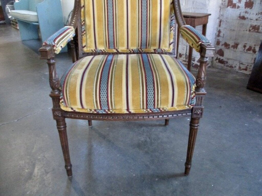 Antique Louis XVI Style French Chair 23.5"W x 19"D x 37"T