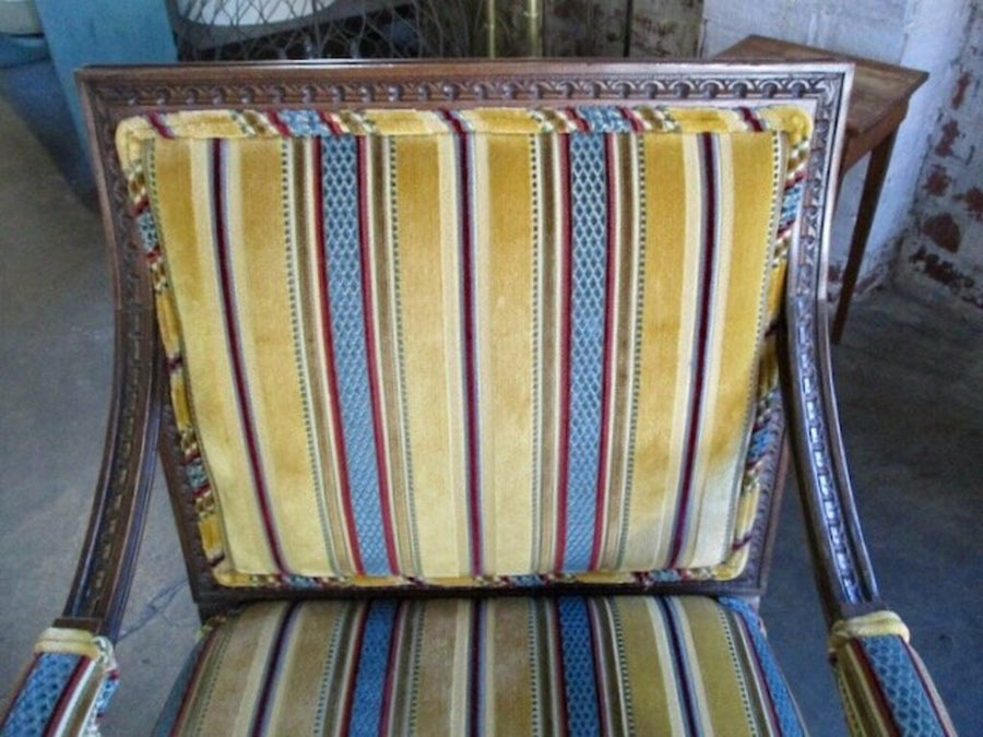 Antique Louis XVI Style French Chair 23.5"W x 19"D x 37"T