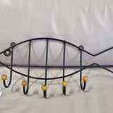 Vintage Mid Cent Modern Wall Rack