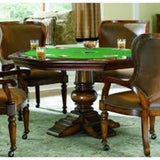 Hooker Waverly Place Card Game/Dining Table With Reversible Top 54"Diam x 30"High