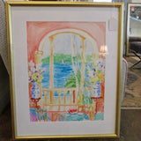 Signed Watercolor By Lowcountry Artist Sandra Baggette 32.5"T x 26"W