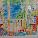 Signed Watercolor By Lowcountry Artist Sandra Baggette 32.5"T x 26"W