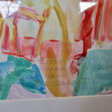 Signed Watercolor By Lowcountry Artist Sandra Baggette 32.5"T x 26"W