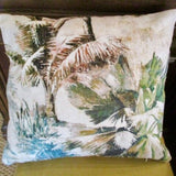 Pair Of New Custom Pillows In Romo Japura Amazonite Fabric 18" x 16"