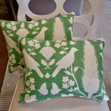 Pair Of New Custom Pillows In Schumacher Chenonceau Fabric 11" x 15"