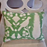 Pair Of New Custom Pillows In Schumacher Chenonceau Fabric 11" x 15"