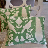 Pair Of New Custom Pillows In Schumacher Chenonceau Fabric 11" x 15"