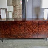 CB2 Clyde Mahogany Media Console 71"L x 18"D x 30"T