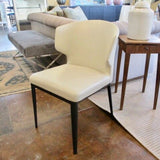 Moes Leather Accent Chair 17.5"W x 17.5"D x 31" T