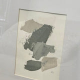 Framed Amy Duke Signed Abstract "Joy (grey)" 16" x 16"