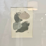 Framed Amy Duke Signed Abstract "Joy (grey)" 16" x 16"