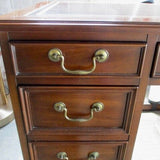 Sligh Furniture Leather Top Desk 46"W x 23"D x 29"T x 24" Seat Height