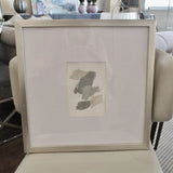 Framed Amy Duke Signed Abstract "Joy (grey)" 16" x 16"