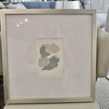 Framed Amy Duke Signed Abstract "Joy (grey)" 16" x 16"