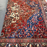 Vintage 7"11 x 11 Persian Baktiari Rug