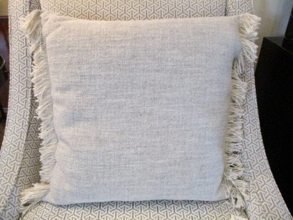 Pair Of Linen Pillows 22" x 22"