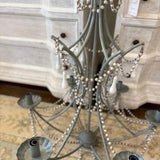 Aiden Gray French Beaded Chandelier 26" Diam x 53.5"T