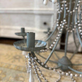 Aiden Gray French Beaded Chandelier 26" Diam x 53.5"T