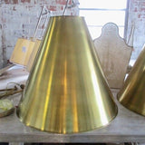NEW Visual Comfort Large Goodman Pendant In Brass 22.5"T x 24.5"Diam Lower x 7.5"Diam Upper Shade/ Length To Ceiling 48"