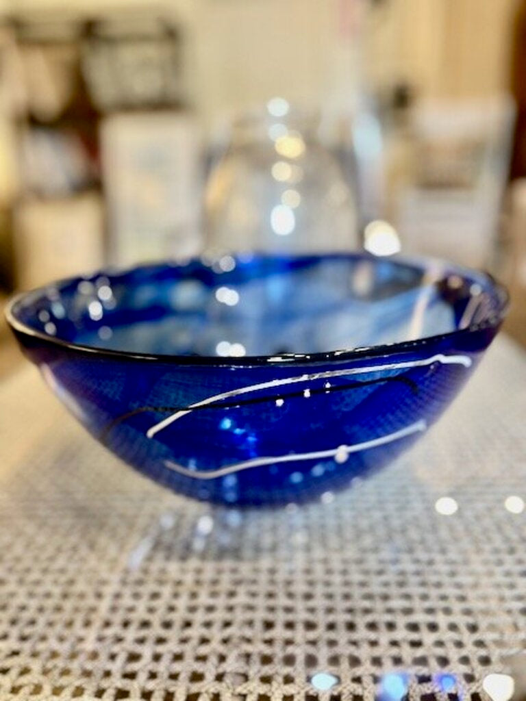 Large Kosta Boda Swedish Art Bowl 14" Diam.
