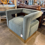Sunpan Lounge Chair w/ Brass Accents Pair Available 31"W x 27"D x 28"T