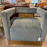 Sunpan Lounge Chair w/ Brass Accents Pair Available 31"W x 27"D x 28"T