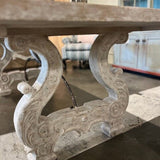 Bliss Studio Italian Lyre Dining Table 85"L x 42"W x 30"T