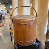 Antique Wood Butter Tub 14"Diam