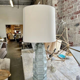 Glass Table Lamp 29"To finial