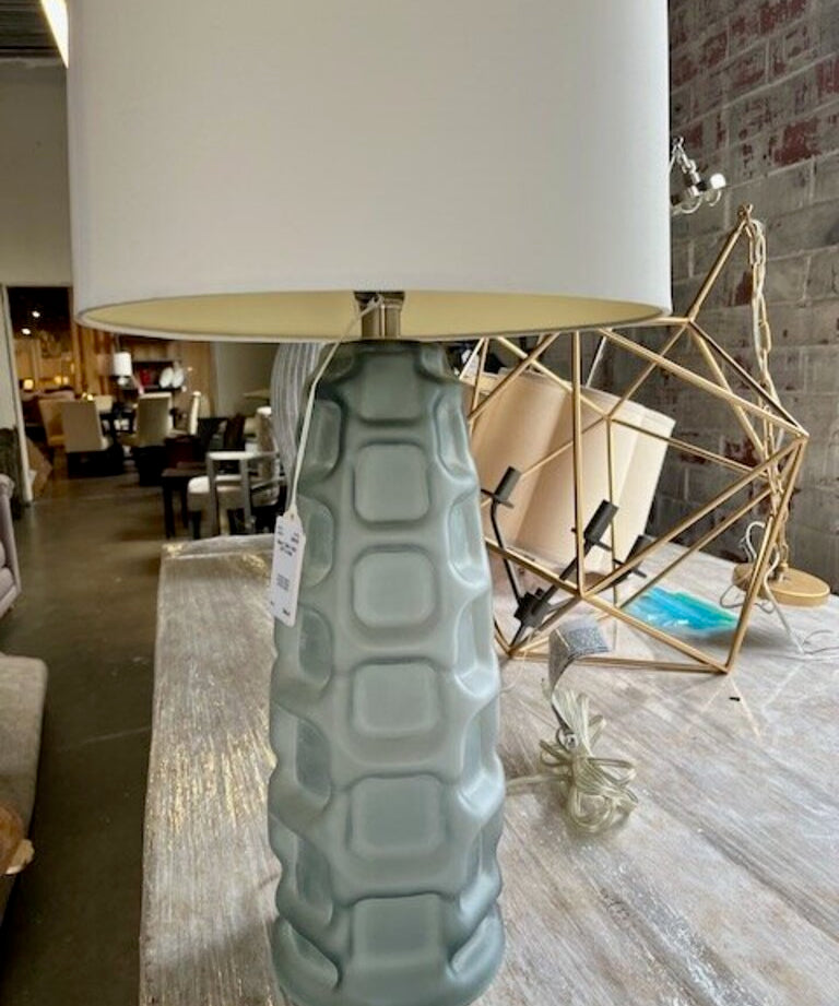 Glass Table Lamp 29"To finial