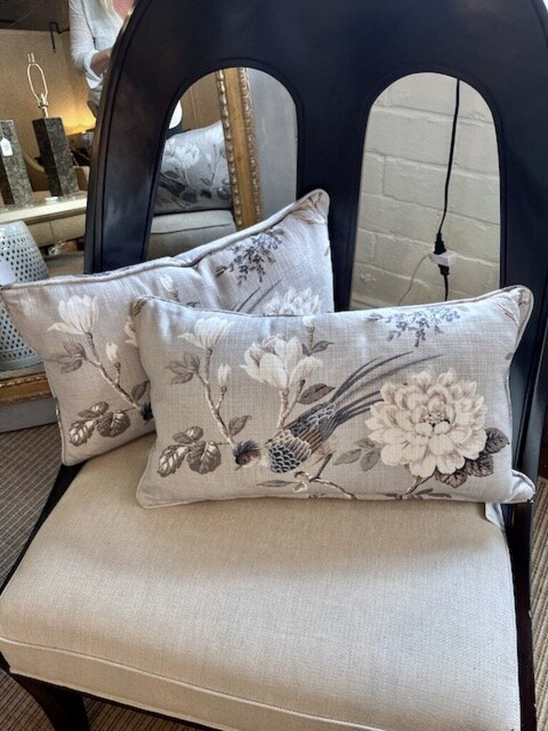 Pair Of Ballard Design Lumbar Pillows 19"L x 11"