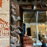 Carved Wood Mirror 26"W x 34"T
