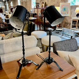 Pair of Spotlight Table Lamps 23"T
