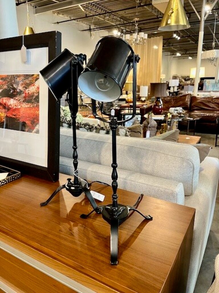Pair of Spotlight Table Lamps 23"T