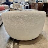 Cristo Boucle Swivel Chair by Eichholtz 35"W x 35"D x 28"T