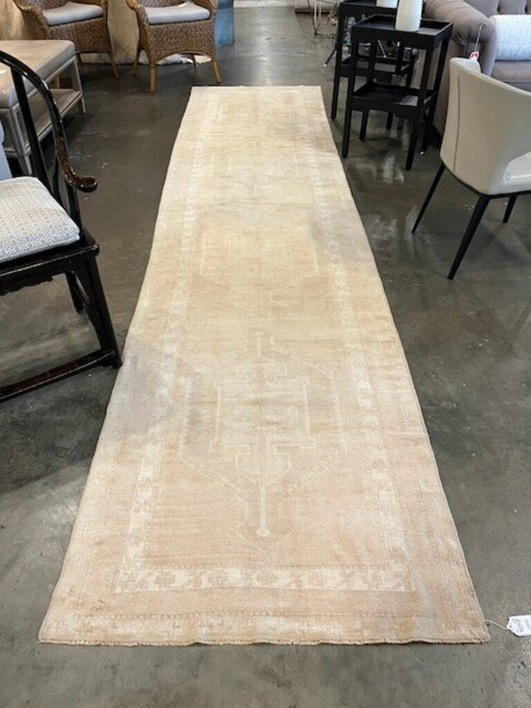 Gold Antique Style Runner from ART Rug 3.4' x 14.1''