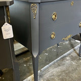 Antique Gustavian Painted Nightstand 31"W x 17"D x 29.5"T