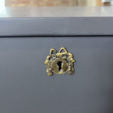 Antique Gustavian Painted Nightstand 31"W x 17"D x 29.5"T
