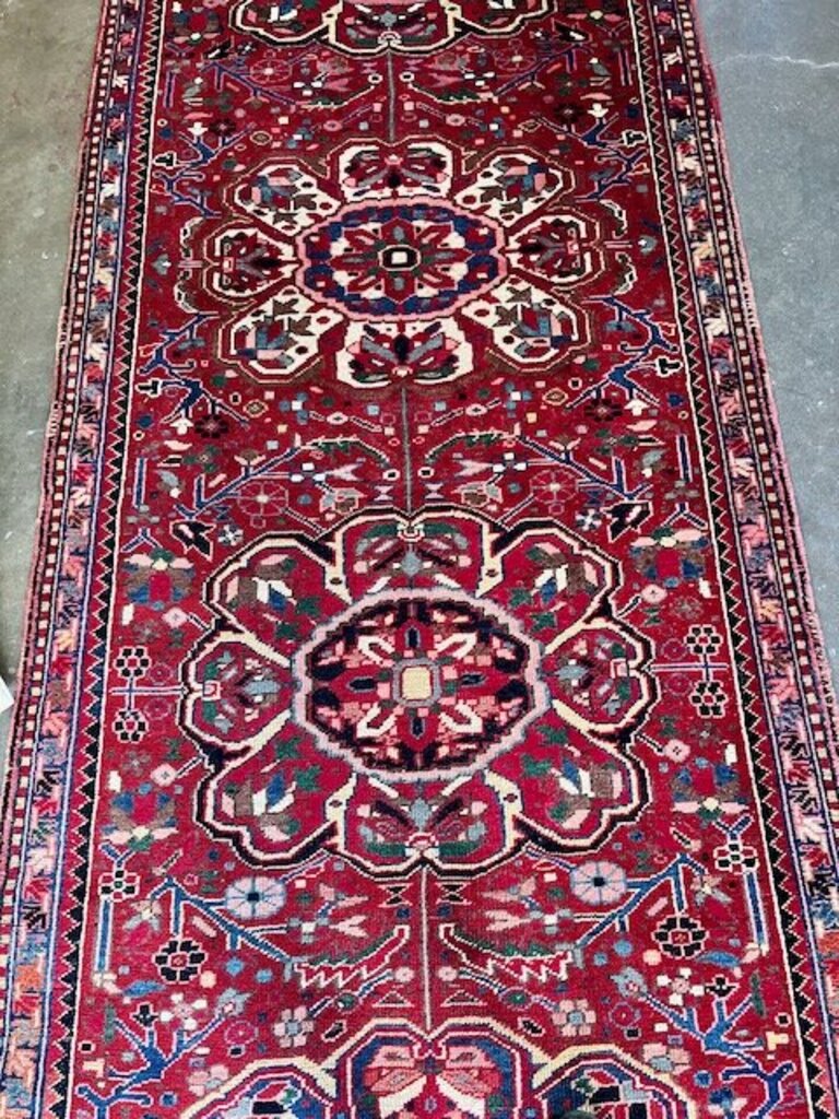 Vintage Persian Runner 12' 2" x 3' 7"