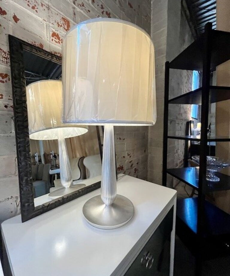 Single NEW Acquisitions Cuvello Lamp w/ Adjustable Height Harp 31"T