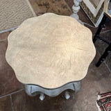 Silver Accent Table 17"Diam x 22.5"T