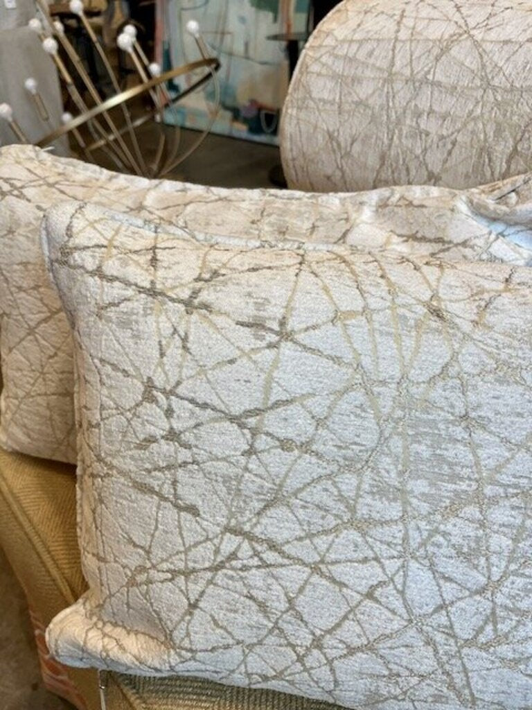 Pair Of Lumbar Pillows In Kravet Fabric 19" x 12"